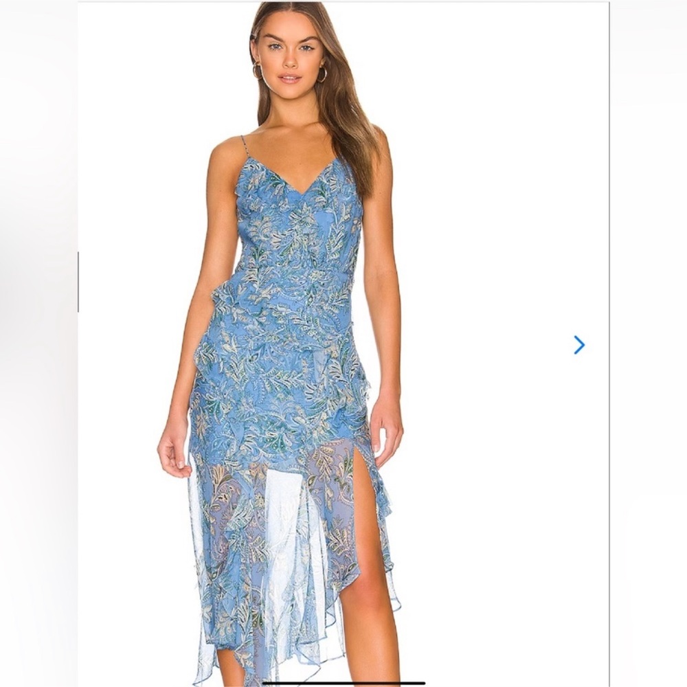 Veronica Beard Avenel Silk Midi Dress Sz 12 View 2